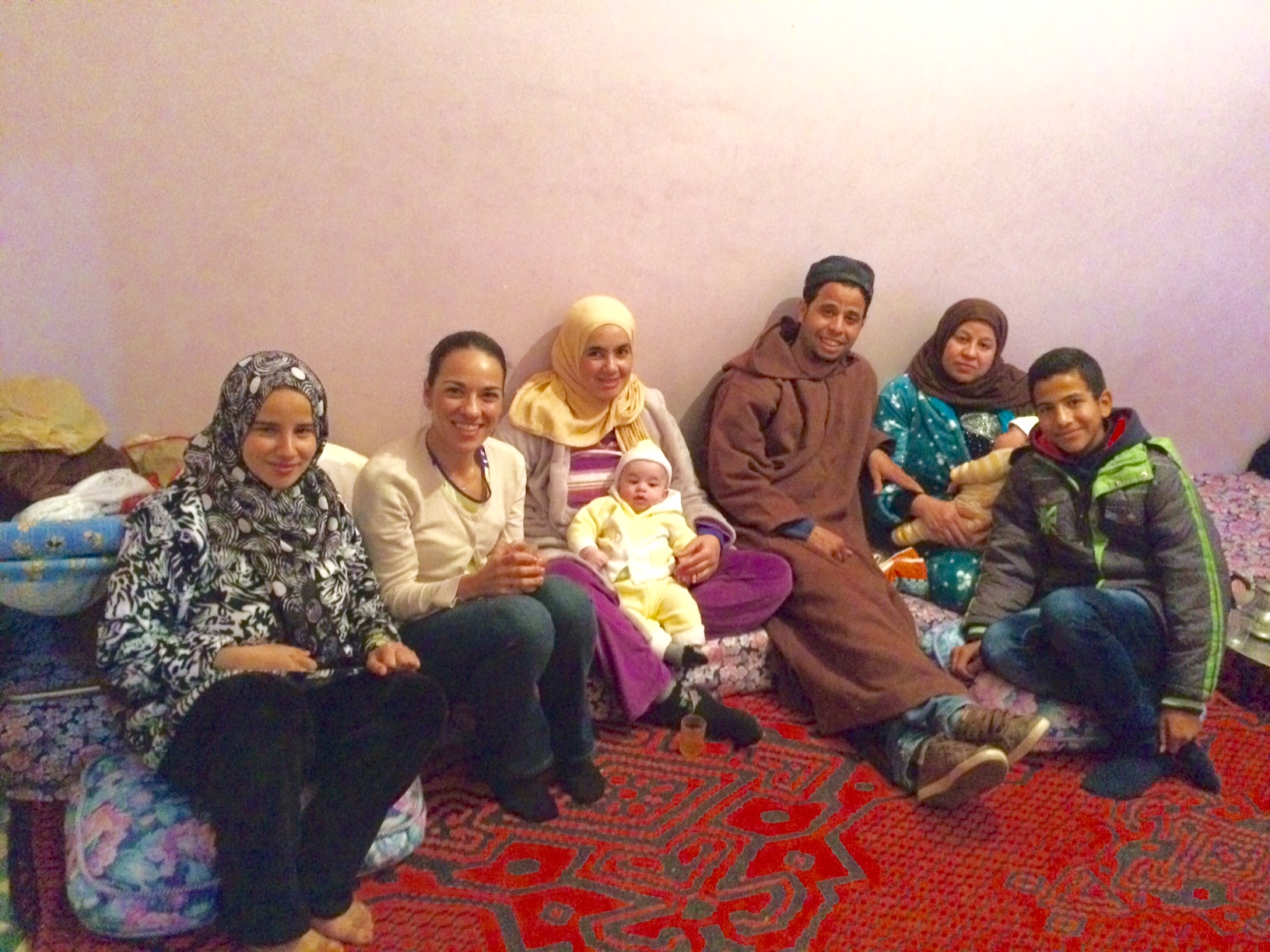 Eugenia la consiliere in alaptare in Maroc